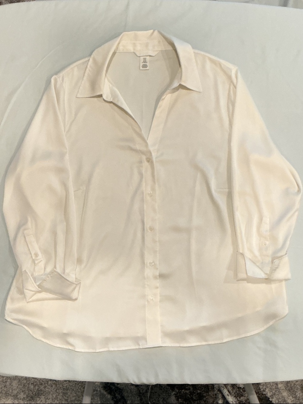 H&M Cream Button-Down Shirt